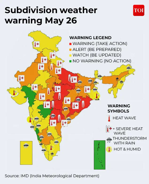 Weather warning May 26