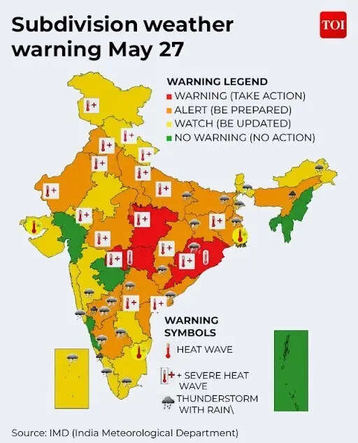 Weather warning May 27