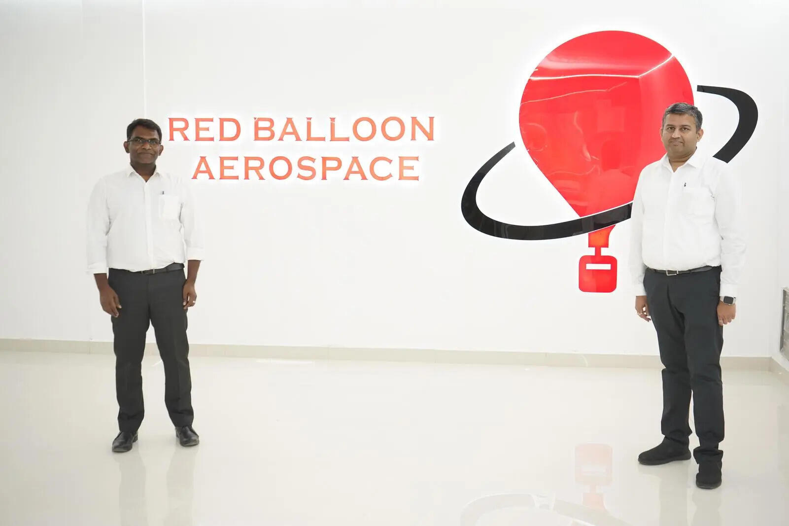 Sireesh Pallikonda  Co-Founder and COO of Red Balloon Aerospace  Dr. C. V. S. Kiran Co-founder and CEO of Red Balloon Aerospace (1).JPG
