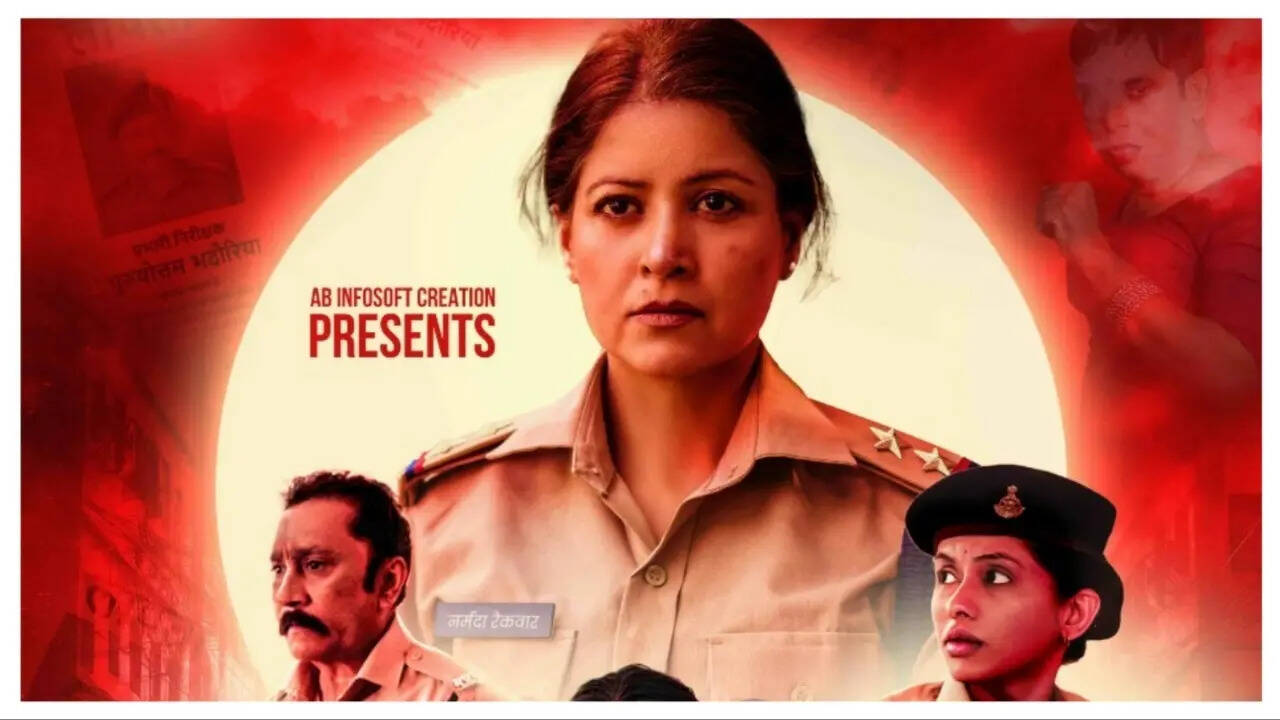 IPS Simala Prasad in a still from The Narmada Story