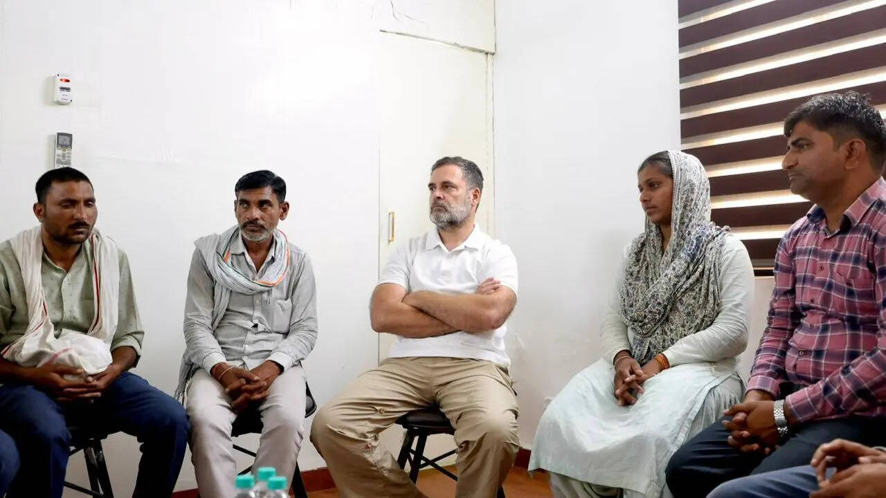 ‘Broken, corrupt system’: Rahul Gandhi meets kin of NEET aspirant who died by suicide after paper leak