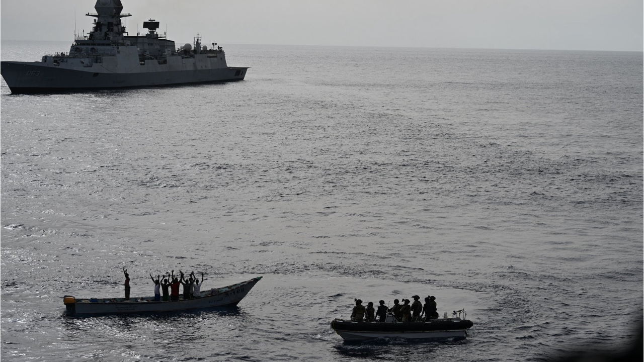 Navy thwarts suspected piracy attack on merchant vessel in western Indian Ocean
