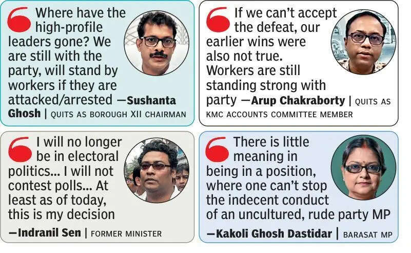 Trinamool netas in quit mode<br>