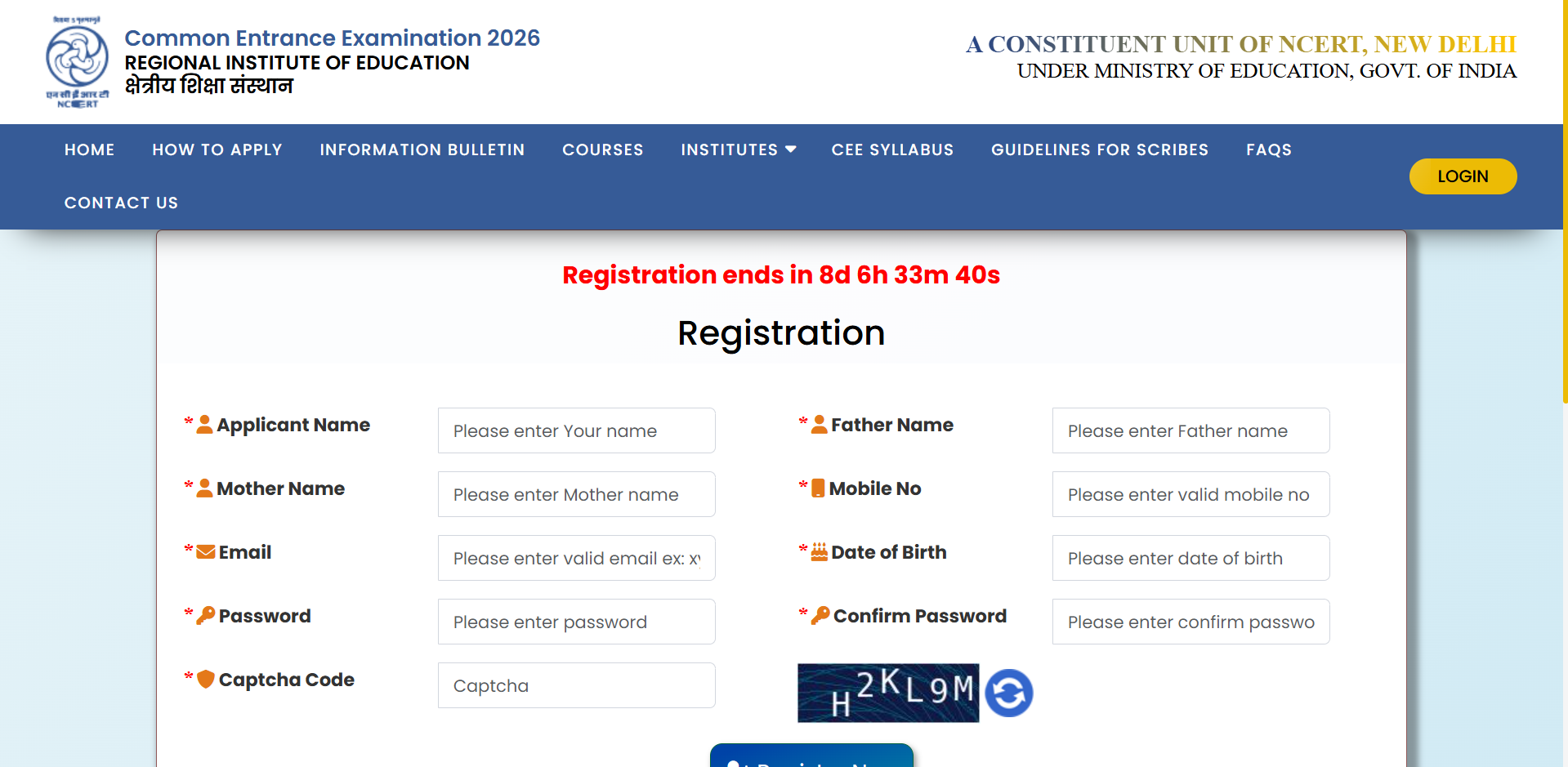NCERT CEE 2026 registration underway at cee.ncert.gov.in: Direct link to apply here