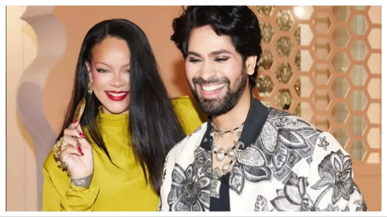 Ankush with Rihanna