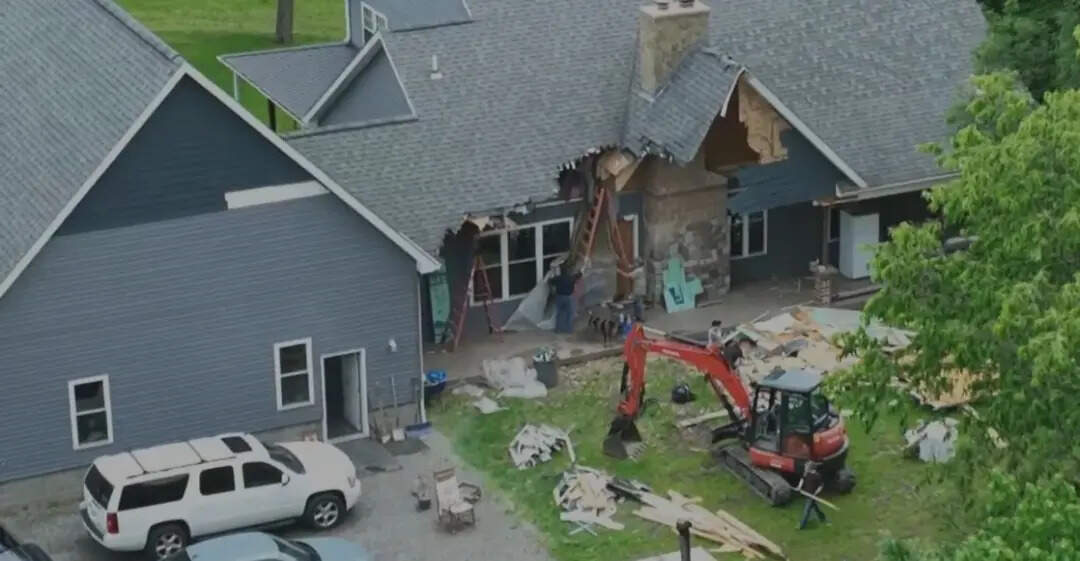 Buffalo Township man accused of damaging family home with excavator during dispute
