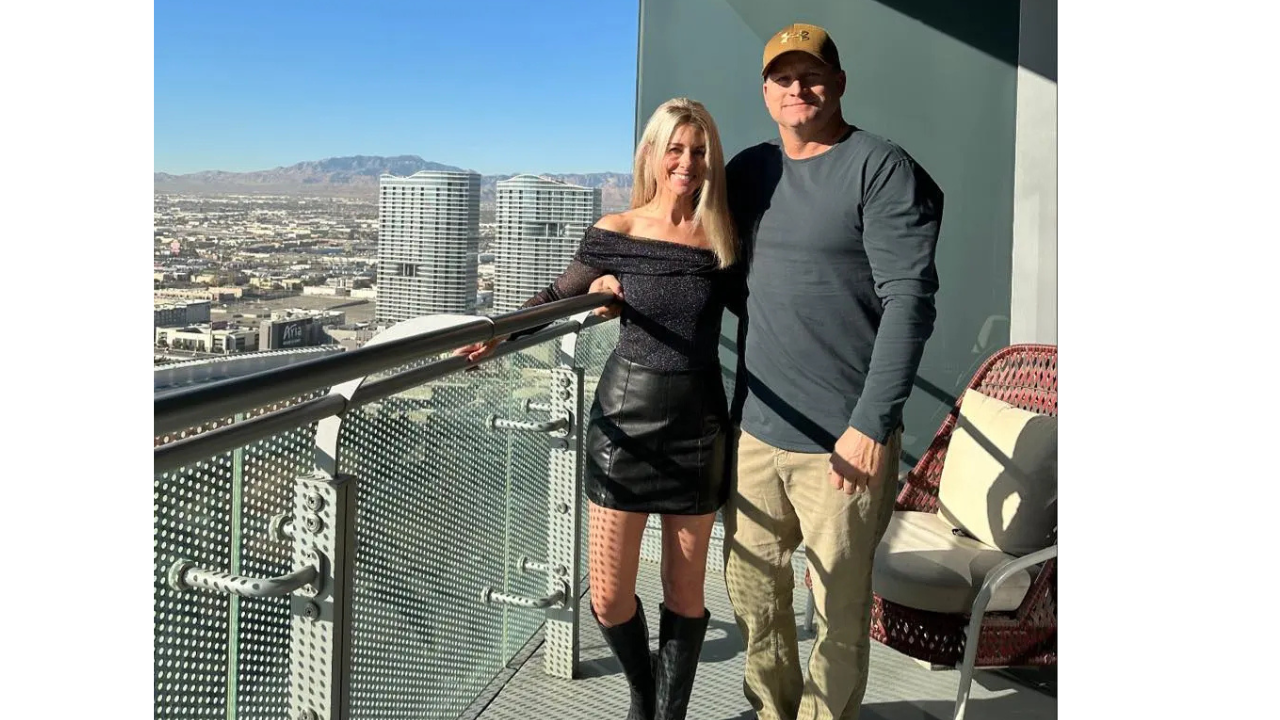 Randy Fyllesvold with his wife Kharra.