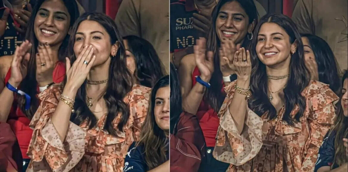 Virushka moments from the stadium (2).