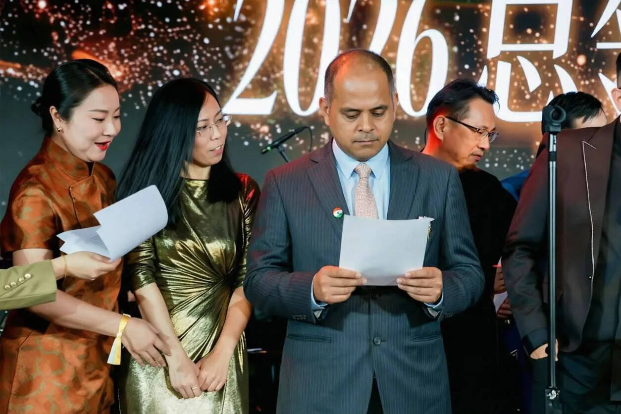 Consul General of India in Shanghai, Pratik Mathur, represented India as the Country of Honour at the annual Consular Corps Cultural Charity Gala Dinner 2026