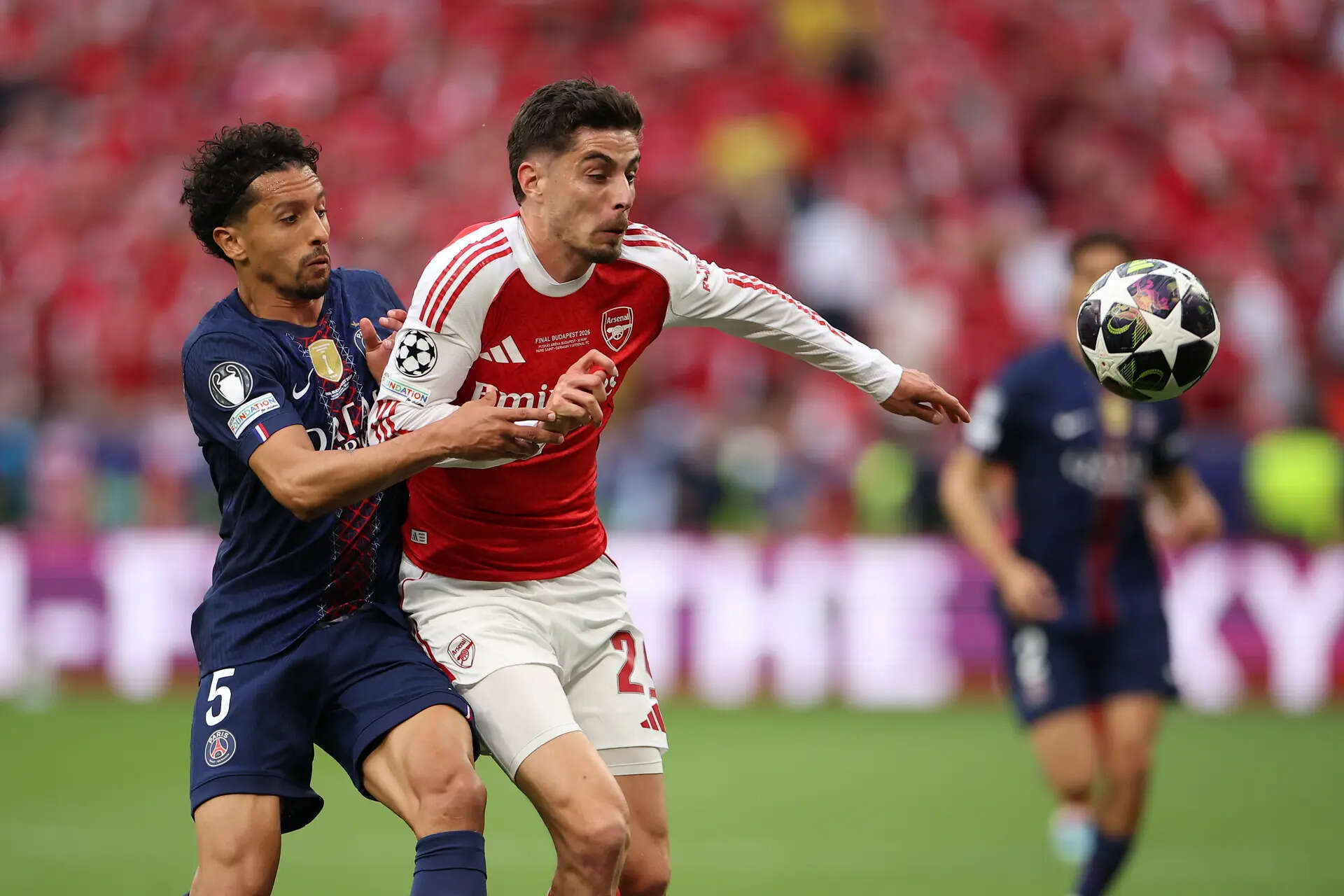 Champions League Final Live: Arsenal 1-0 PSG - Havertz fires Arsenal ahead