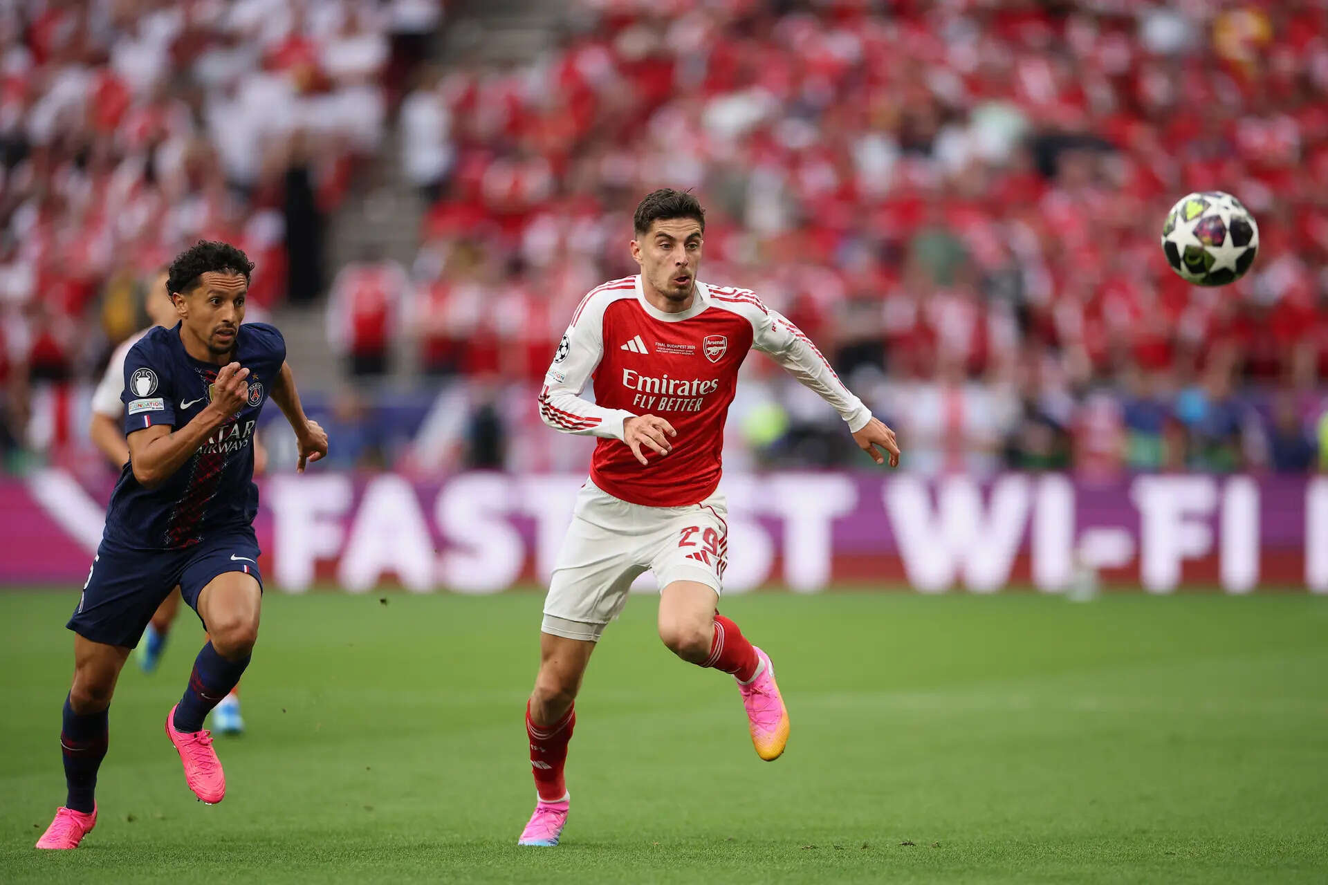 Champions League Final Live: Arsenal 1-1 PSG; Dembélé converts from the spot to level it for PSG