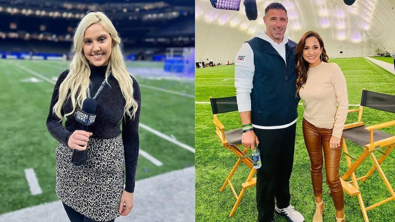Crissy Froyd and Dianna Russini & Mike Vrabel