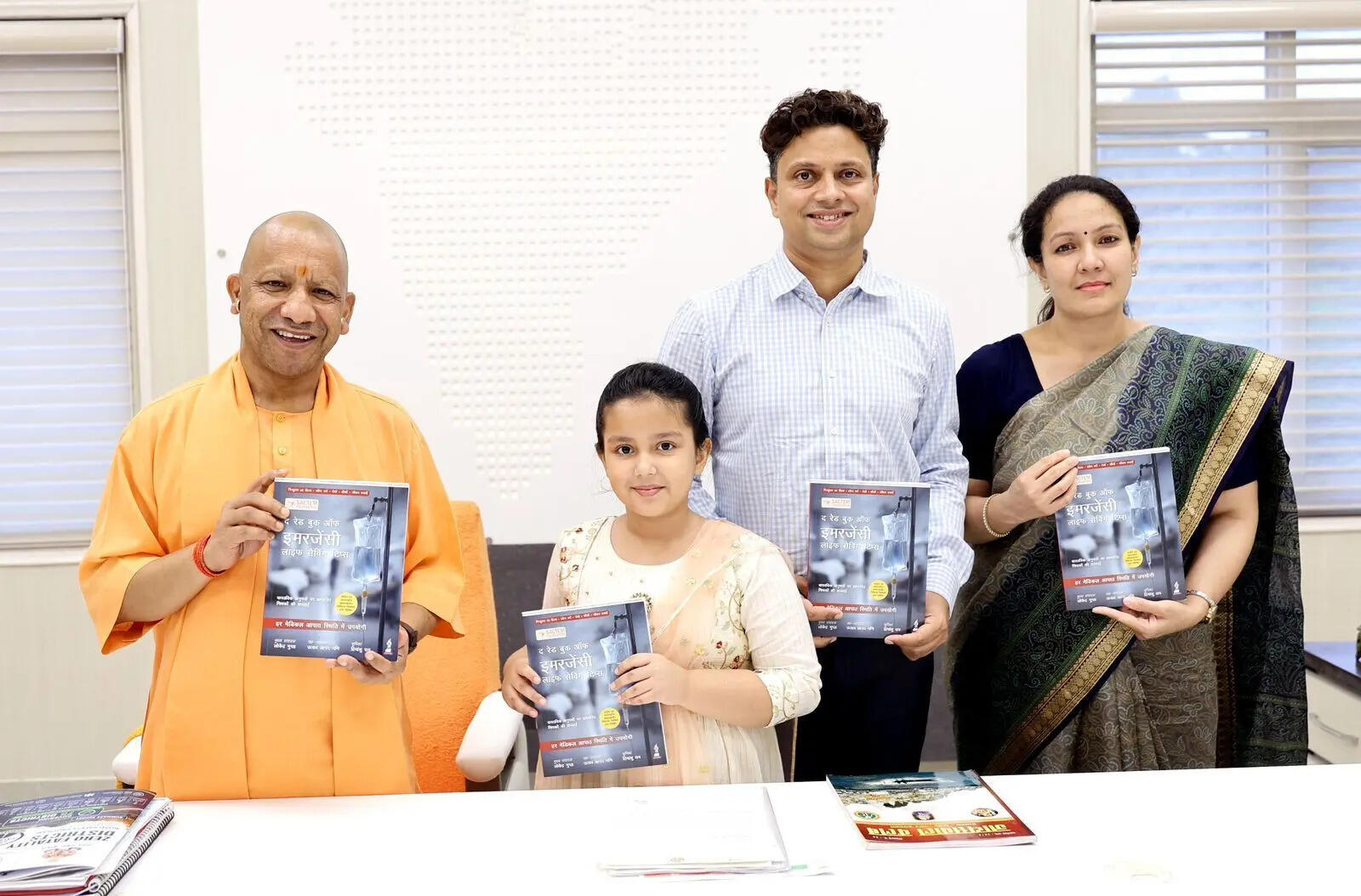 UP CM Yogi Adityanath launches Hindi edition of ‘The Red Book of Emergency – Life Saving Tips’