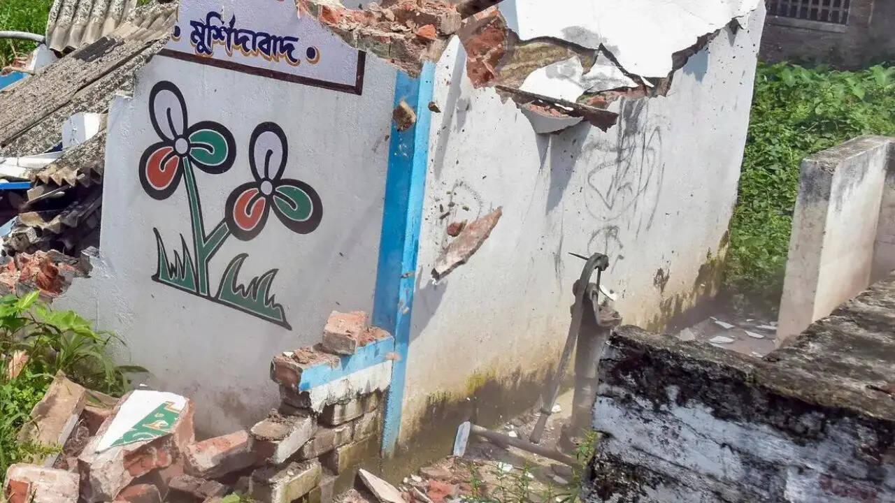 ‘Relief materials illegally stored’: Villagers vandalise TMC MP’s party office