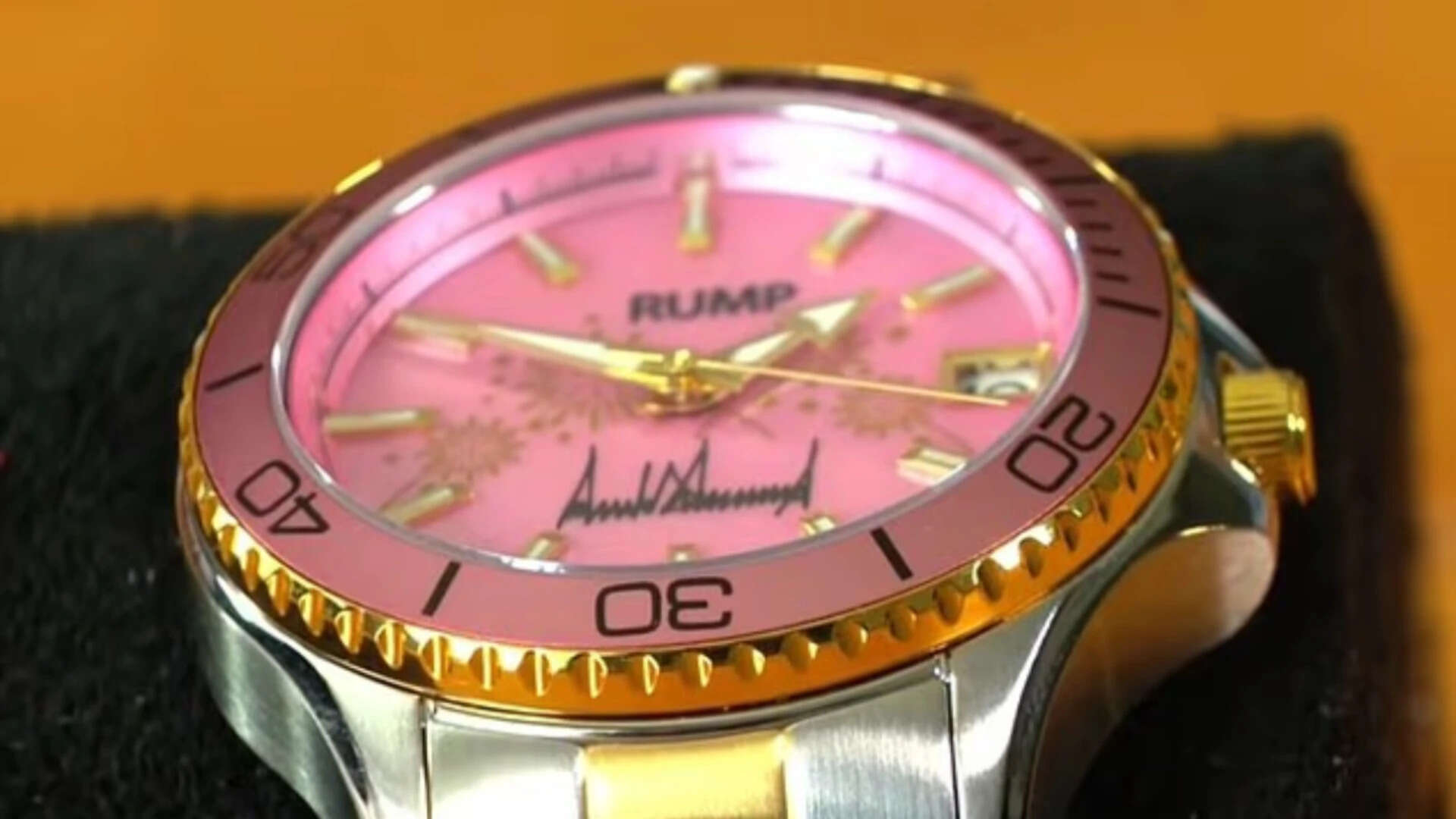 Trump Watch Misprinted ‘Rump’: couple’s $640 gift arrives with typo; firm offers $800 card