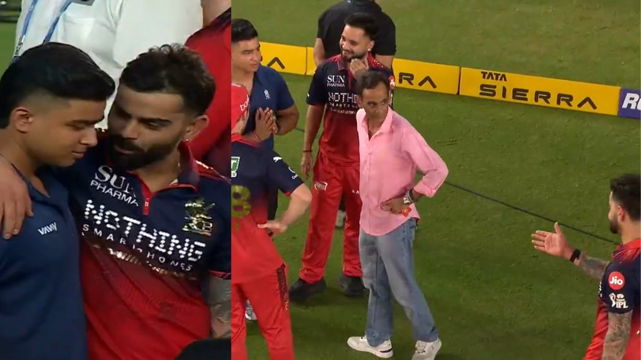 Virat Kohli meets Vaibhav Sooryavanshi after RCB’s title win – Watch