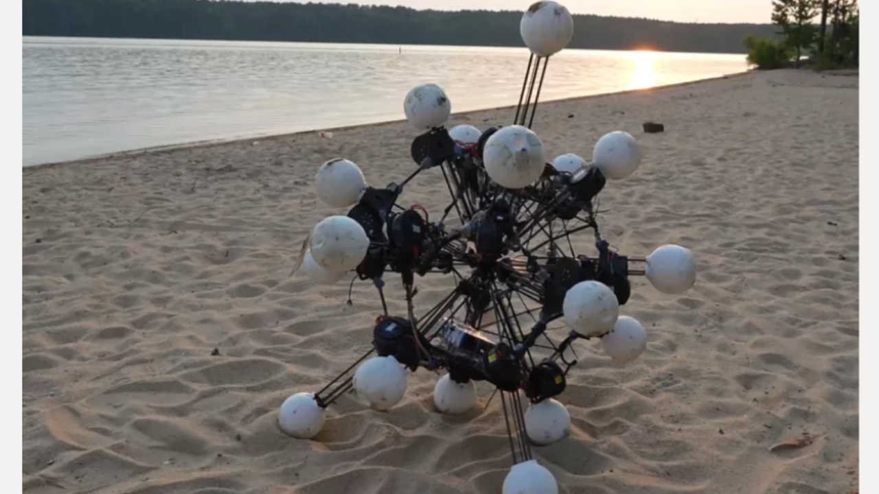 Meet Argus: The sea-urchin robot with 20 eyes and legs that has rewritten the rules of how a robot should be built