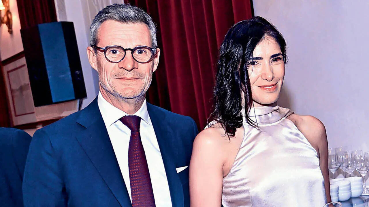 Hervé Delphin, EU Ambassador with wife Augistina Flores Hervé Delphin, EU Ambassador with wife Augistina Flores