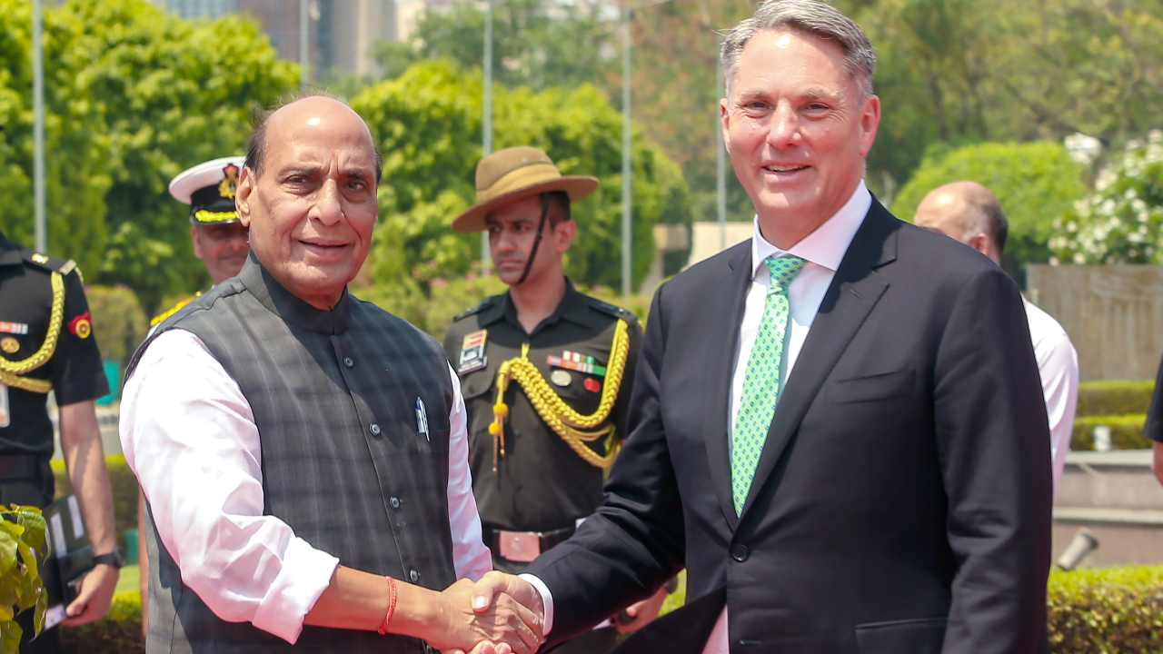 Rajnath, Australian defence minister underscore maritime freedom, supply chain security in Delhi talks; work on finalising joint maritime security collaboration Roadmap
