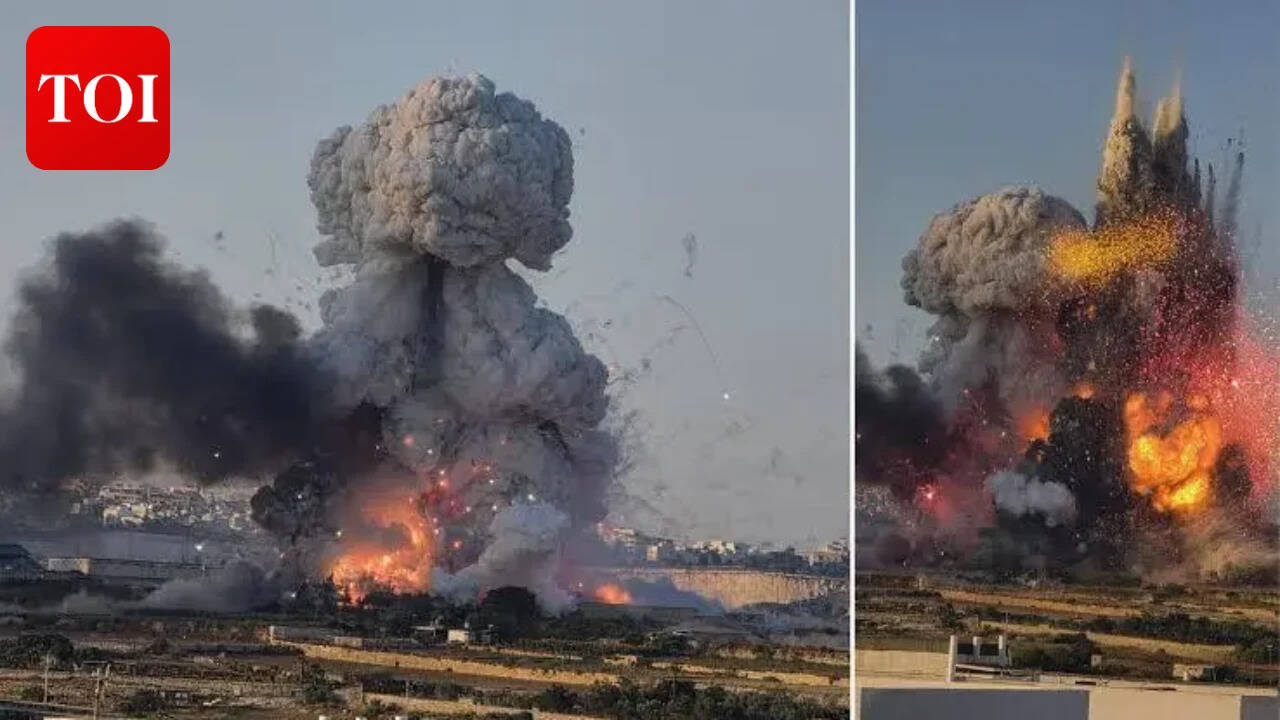 'Plume of smoke': At least two injured after fireworks factory explosion rattles northern Malta