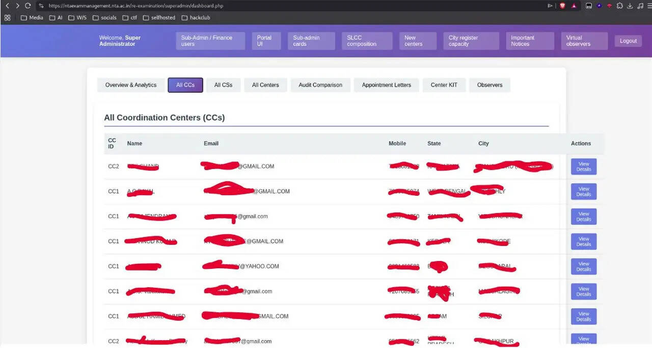 NTA re-examination portal faces security scrutiny after researchers allege vulnerabilities NTA re-examination portal faces security scrutiny after researchers allege vulnerabilities