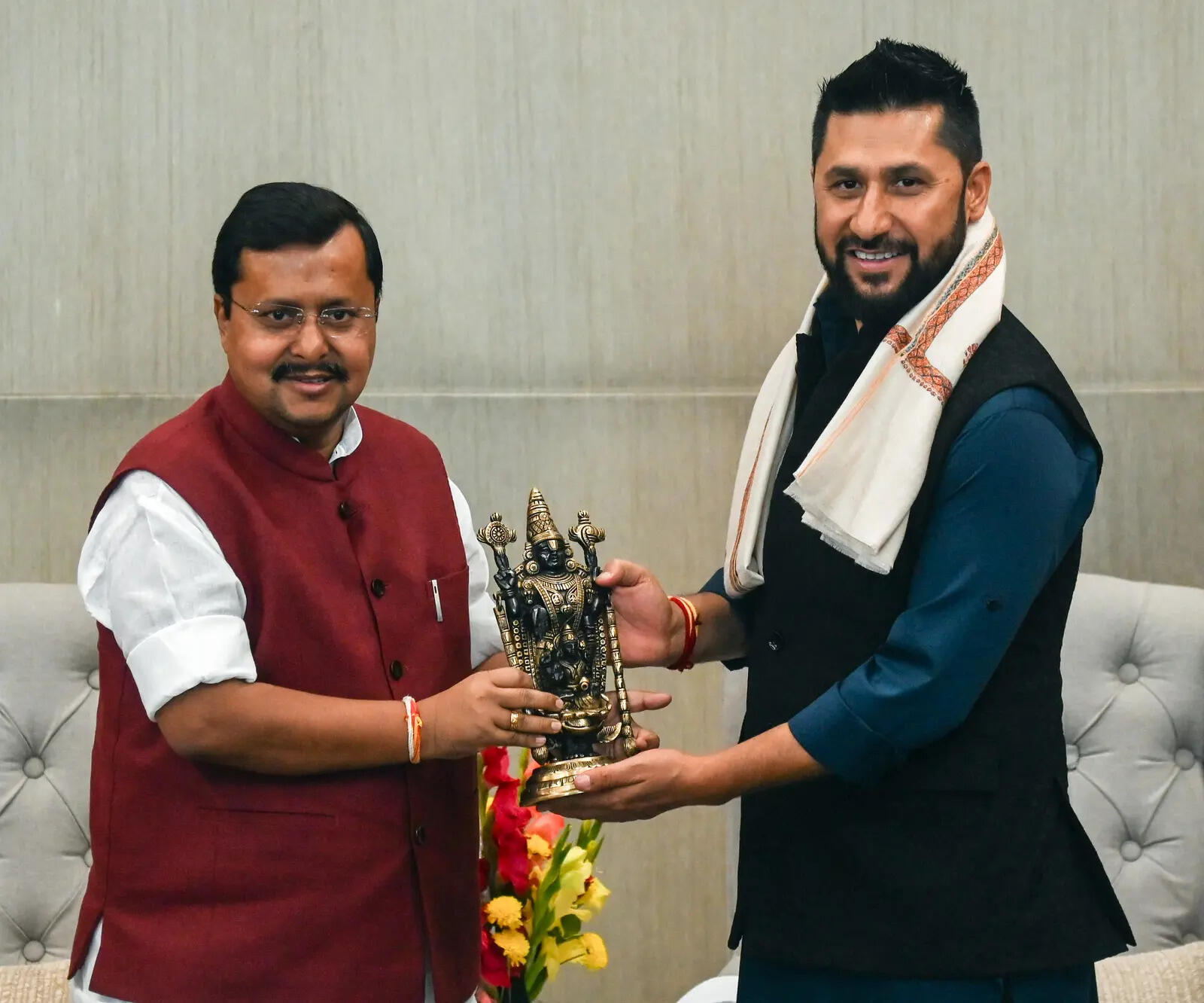 'Had a meaningful interaction': BJP president Nitin Nabin hosts Nepal ruling party chief Rabi Lamichhane