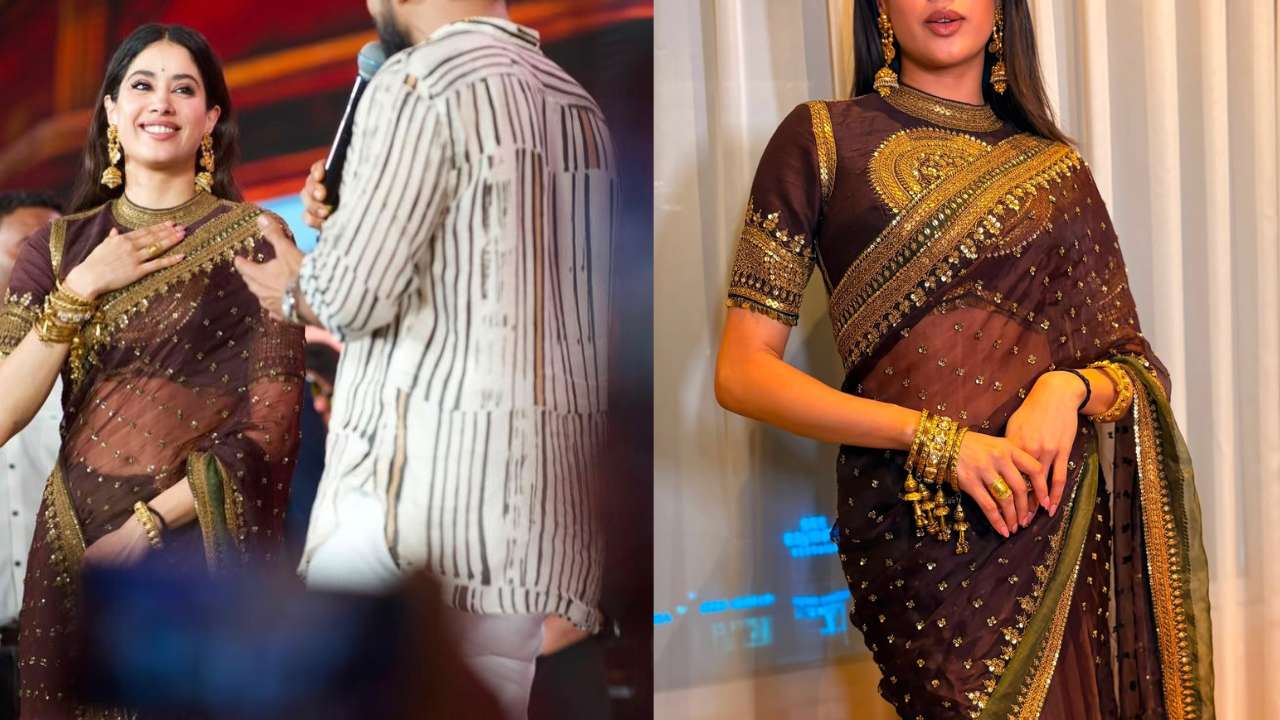 Janhvi Kapoor’s Chocolate-Brown Look