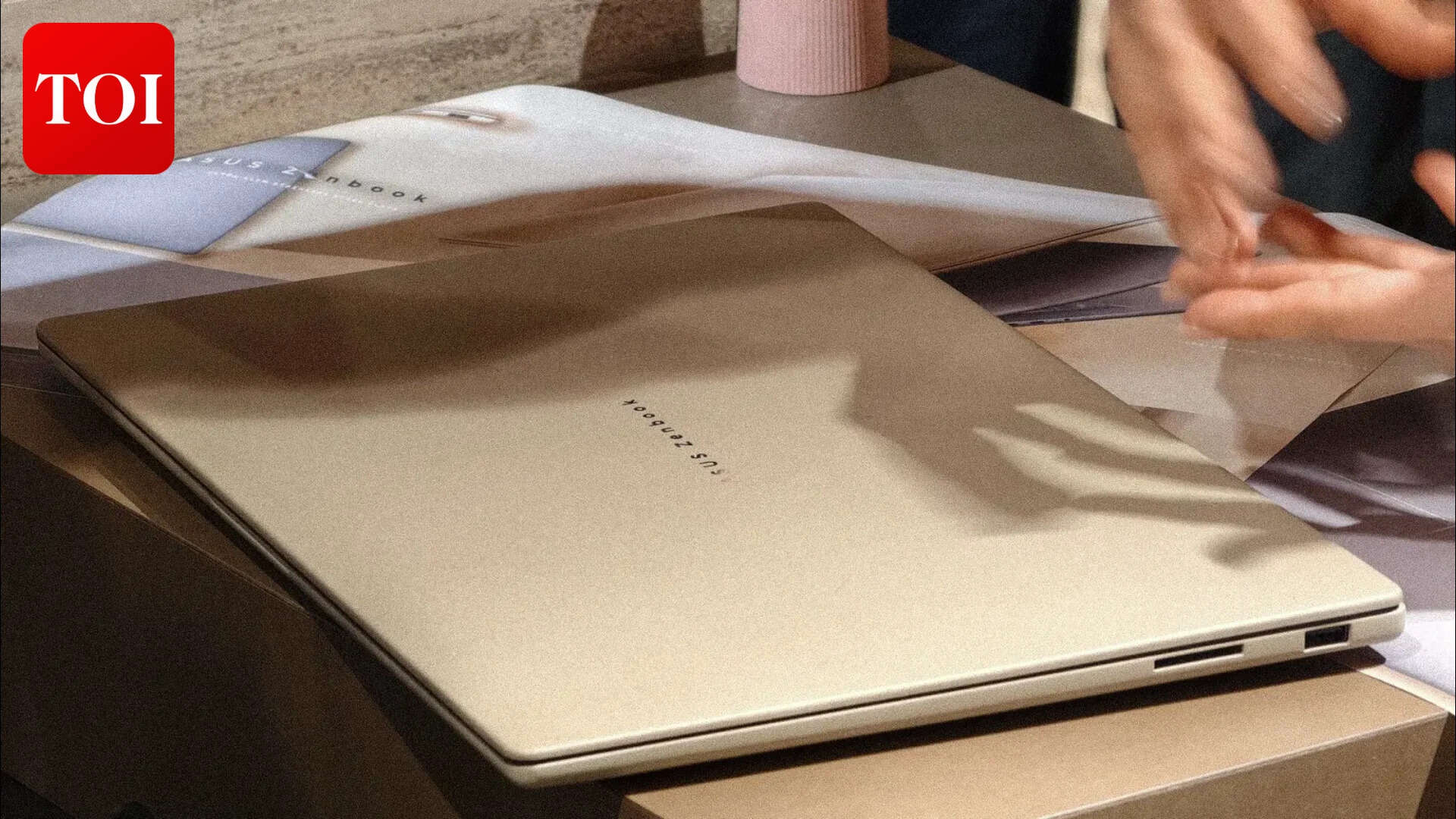 Zabriskie Beige, on the new Zenbook 14. The Ceraluminum palette keeps adding place names.