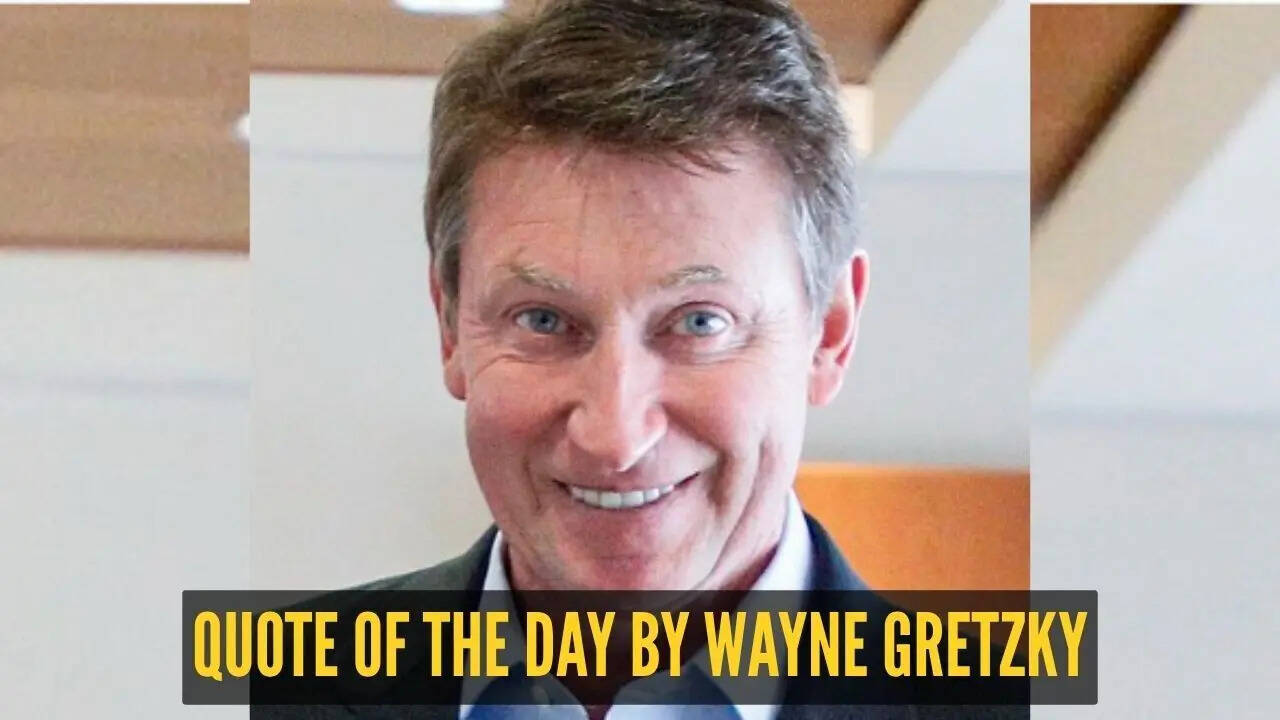 Quote of the day for kids by Wayne Gretzky: "You miss 100% of the shots you don't..."