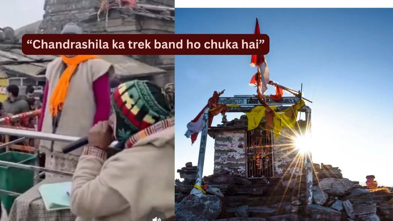 “Chandrashila ka trek band ho chuka hai, aaplog zabardasti na karen”; local priests request tourists not to undertake the trek after deadly lightning incidents