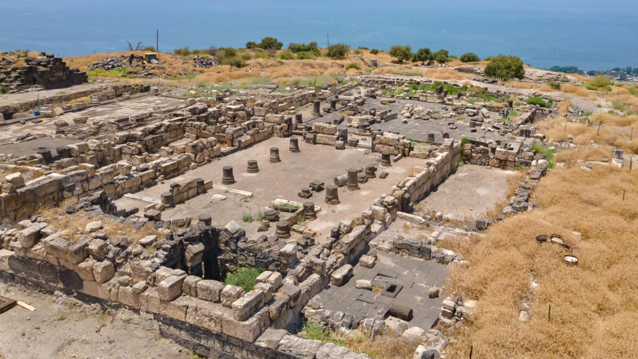 The ancient city of Hippos occupied a strategic hilltop position overlooking the Sea of Galilee.