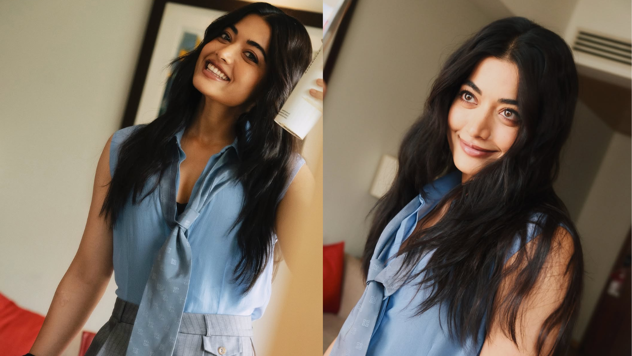 Rashmika Mandanna’s Tailored Look