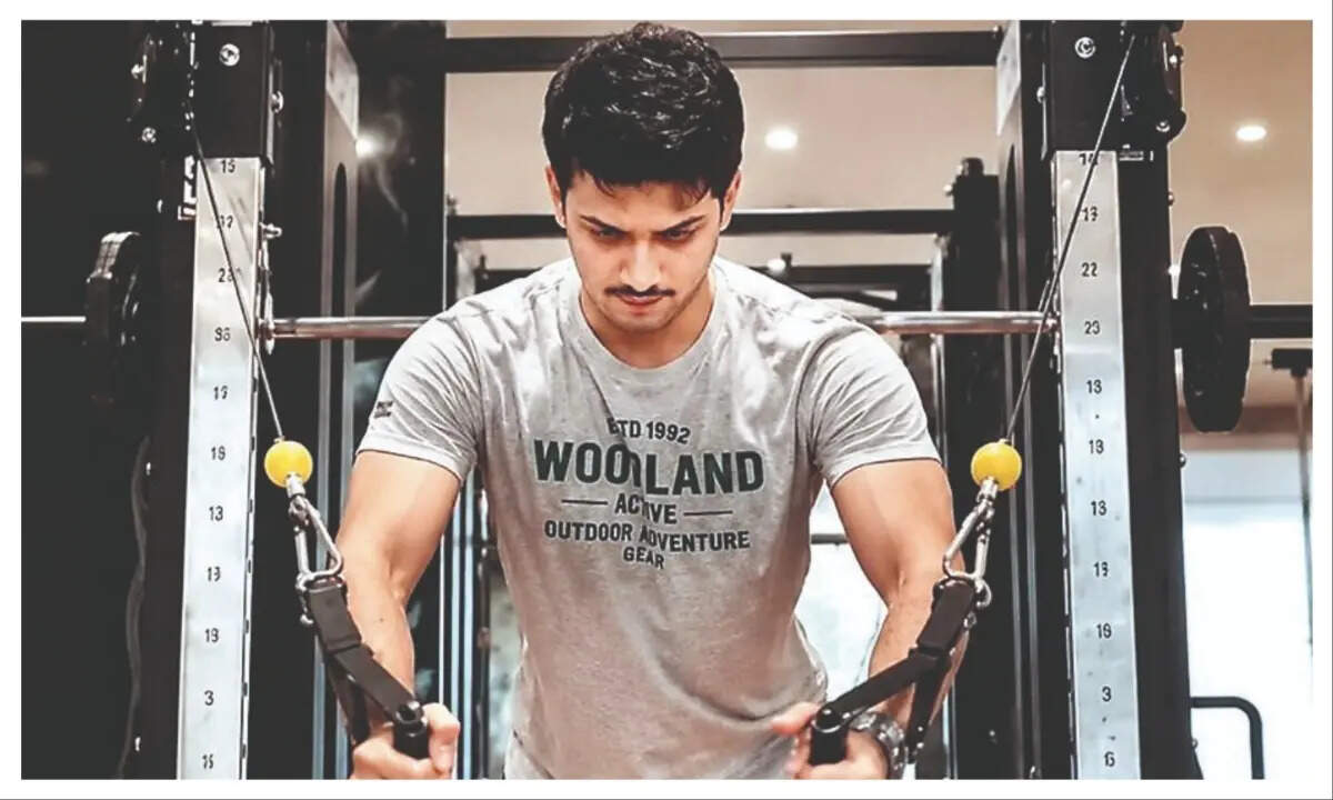Vishal Jethwa works up a sweat at the gym
