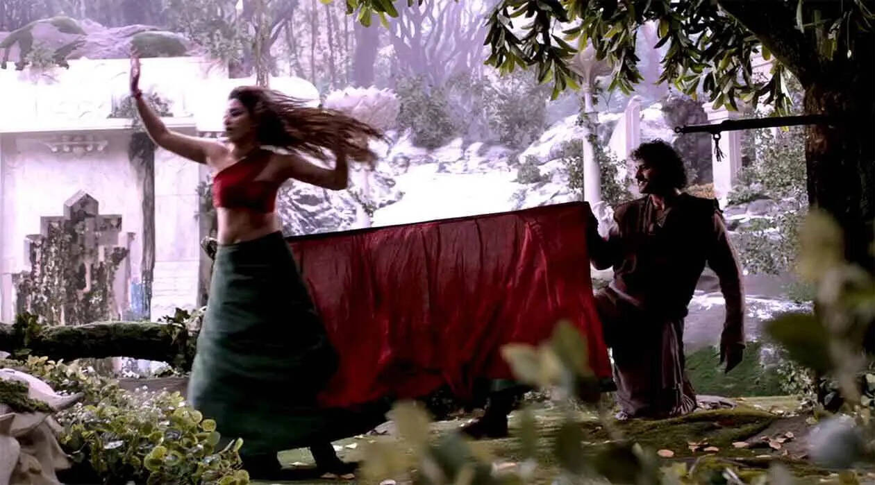 Prabhas & Tamannaah Bhatia’s waterfall sequence (Baahubali: The Beginning, 2015)