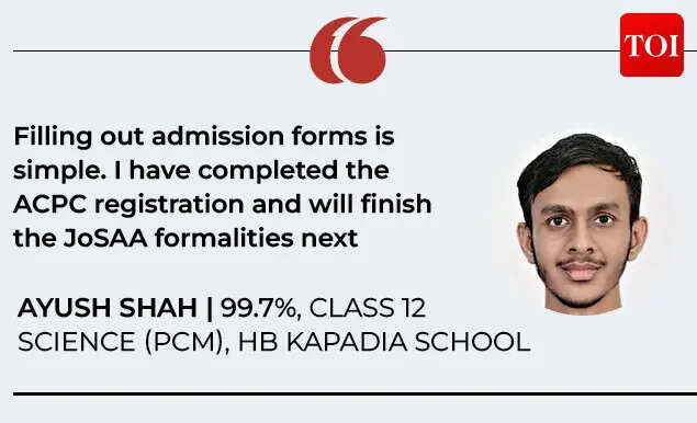 Ayush, class 12 student