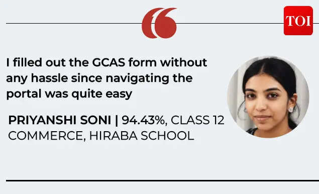 Priyanshi, class 12 student