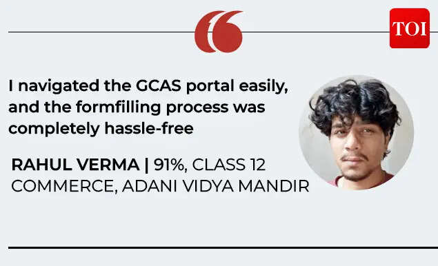 Rahul, class 12 student