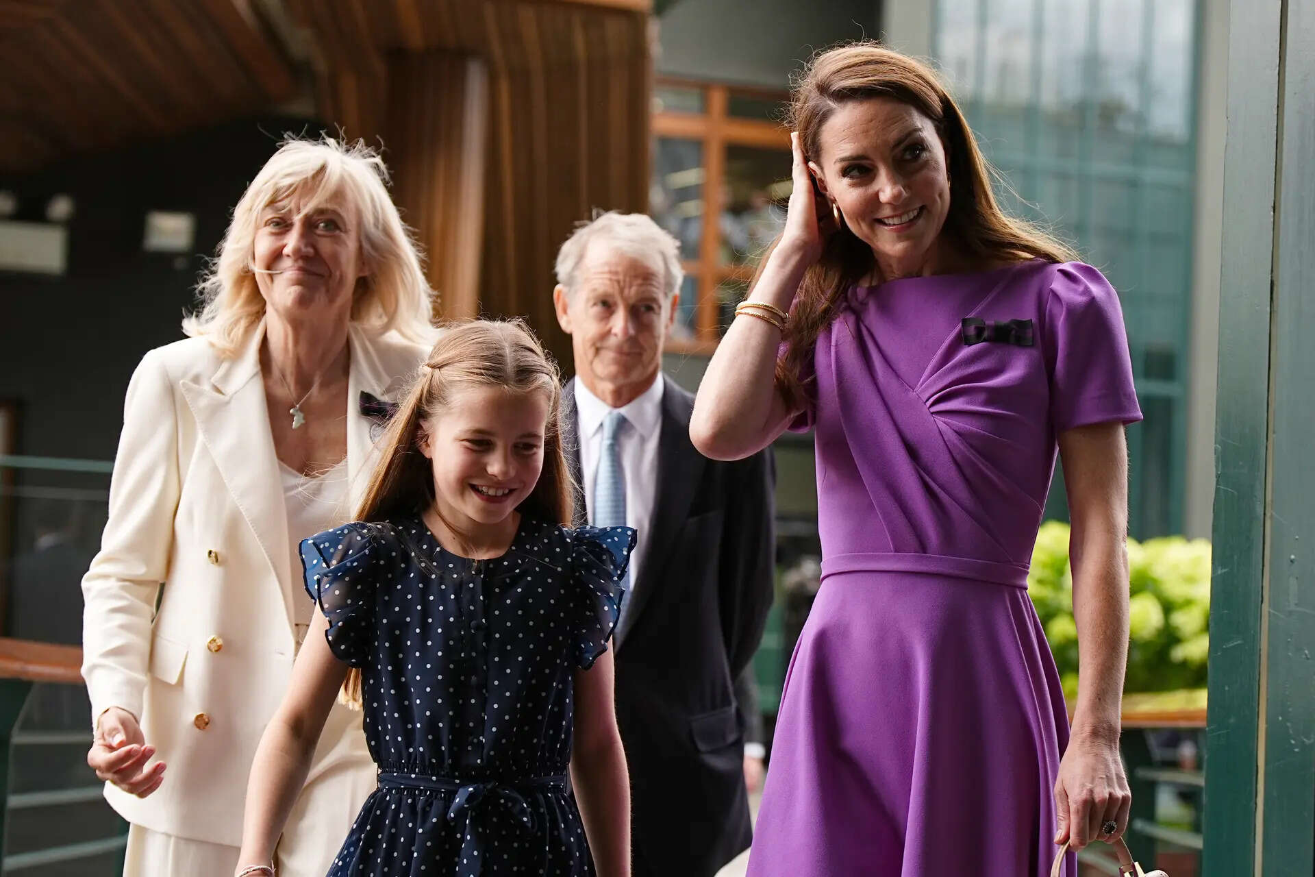 The Princess of Wales and Princess Charlotte Attend Wimbledon