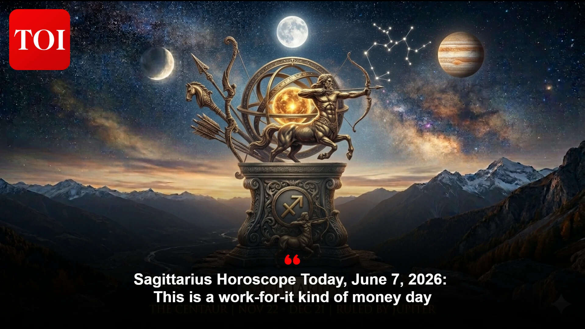 Sagittarius Horoscope Today: Effort, not luck, drives gains; avoid lazy spending