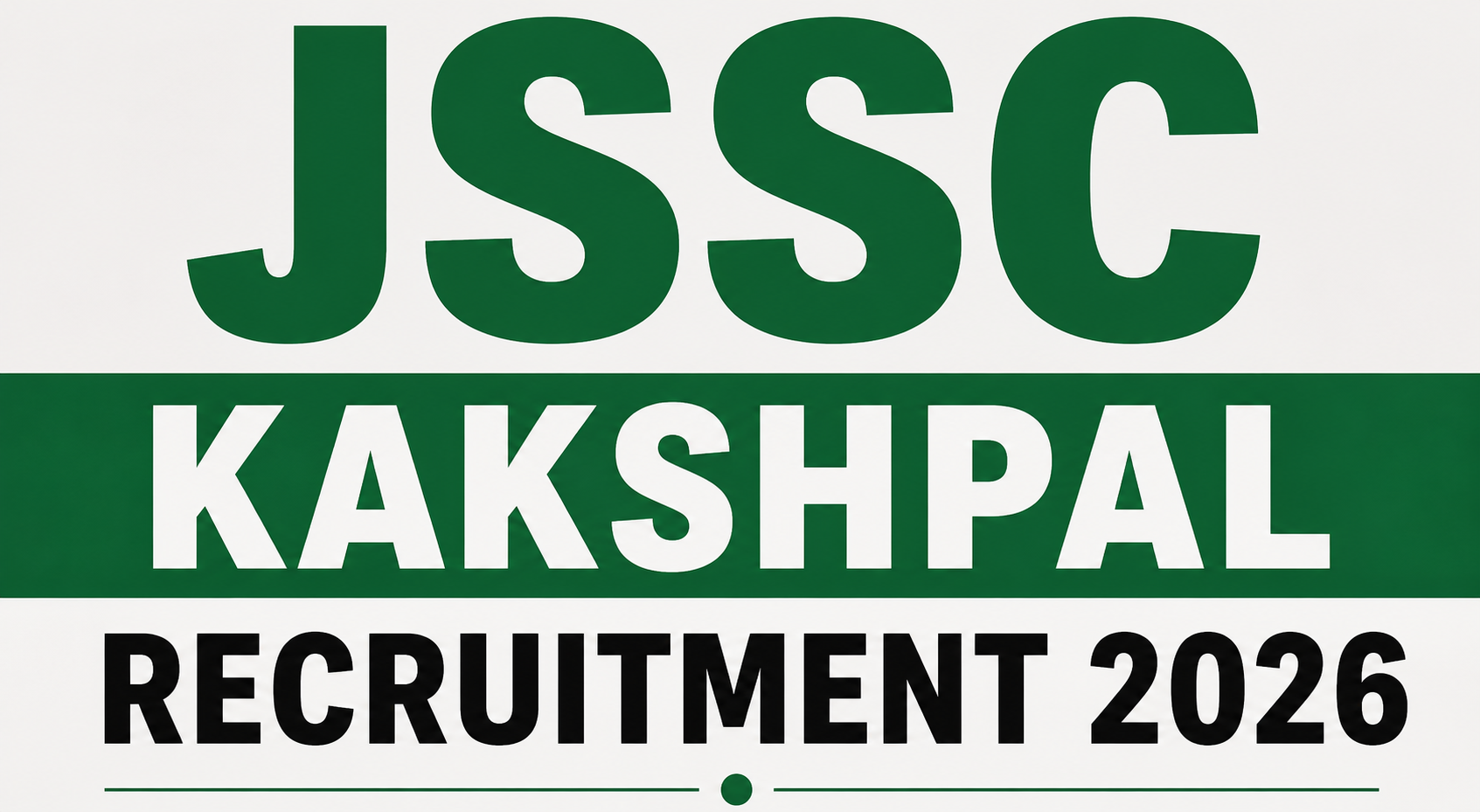 JSSC Kakshpal Recruitment 2026: Application window reopened for 1733 posts of Jharkhand Jail Warder— how to apply