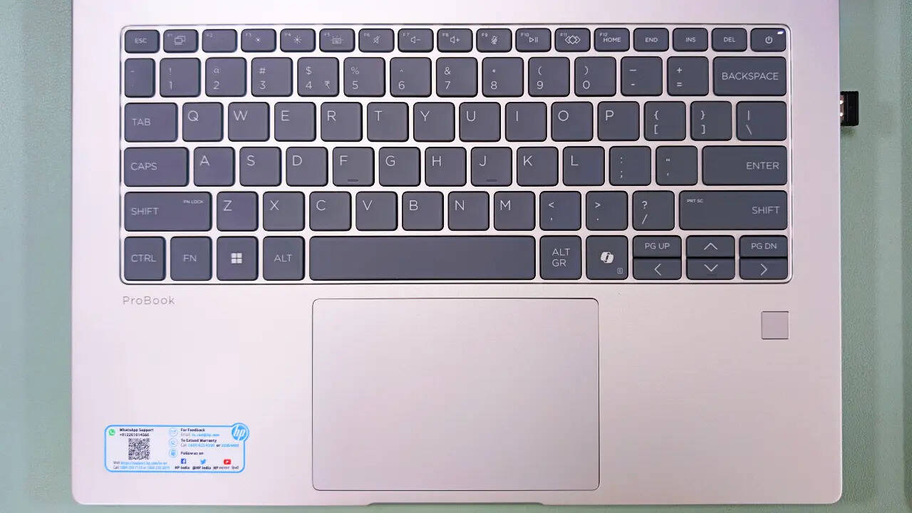 HP ProBook keyboard layout