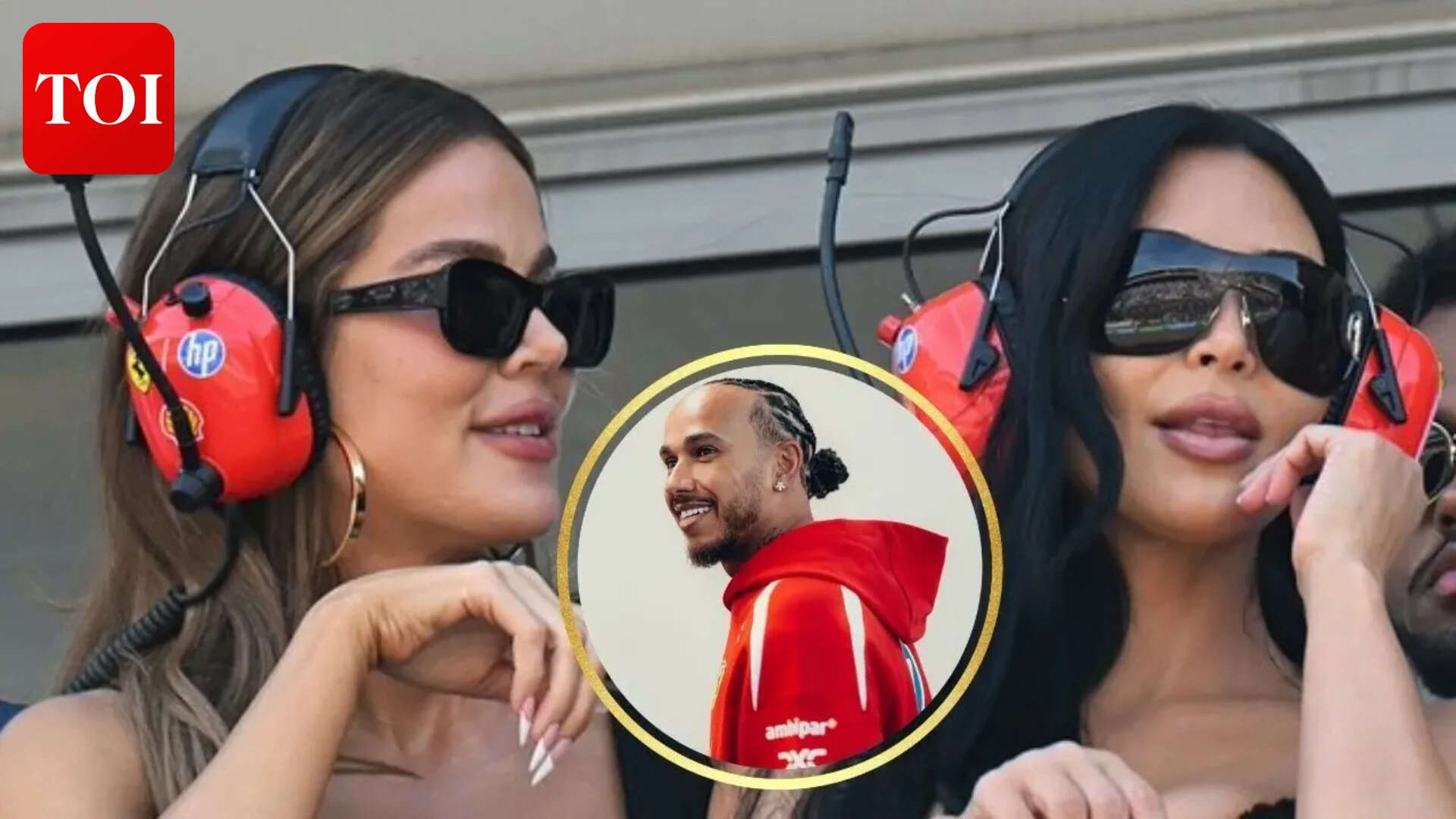 Kim Kardashian arrives in Monaco to support Lewis Hamilton