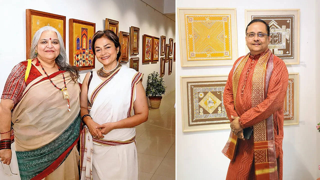 (L) Madhavi Kuckreja and Aditi Chakraborty (R) Jayant Krishna