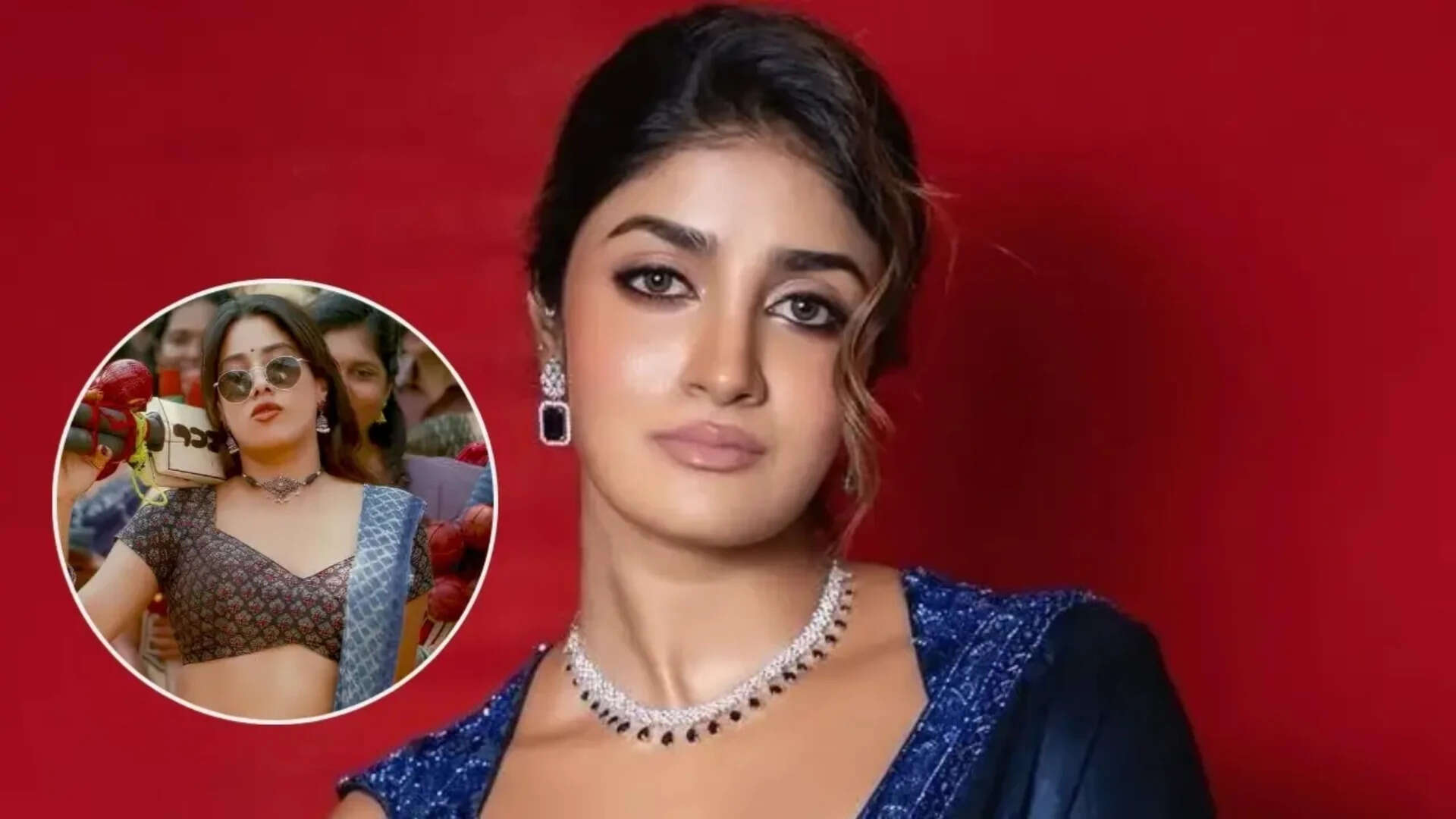 Dimple Hayathi SUPPORTS Janhvi Kapoor in 'Peddi' controversy