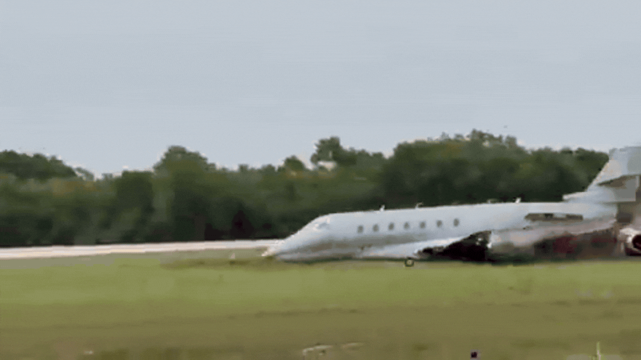 Watch: Pilot, co-pilot killed as private aircraft crashes in