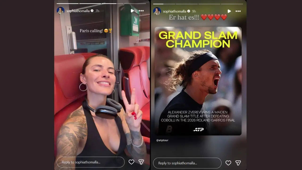 Alexander Zverev's Girlfriend Sophia Thomalla (Instagram) Alexander Zverev's Girlfriend Sophia Thomalla