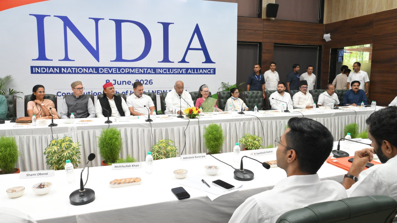 INDIA bloc meeting held in Delhi.