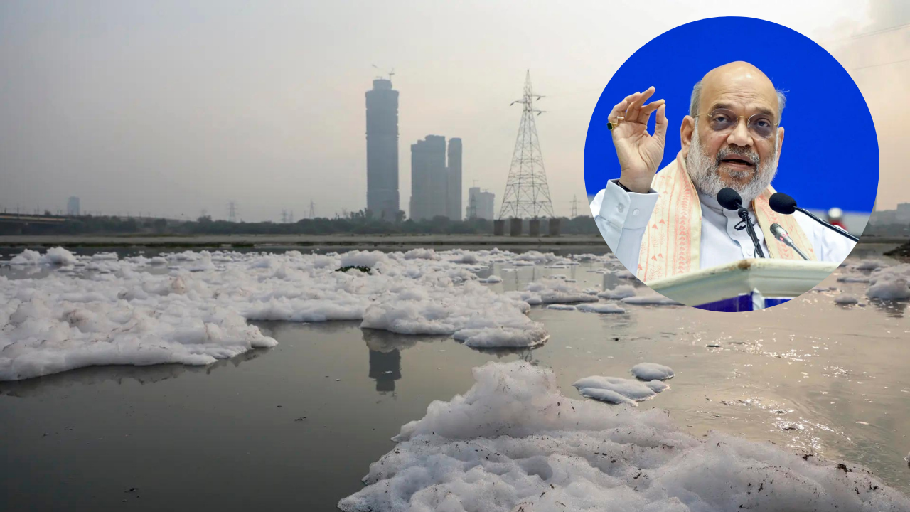 Yamuna clean-up mandate: Amit Shah orders 20-day review cycle, 59 new STPs to be installed