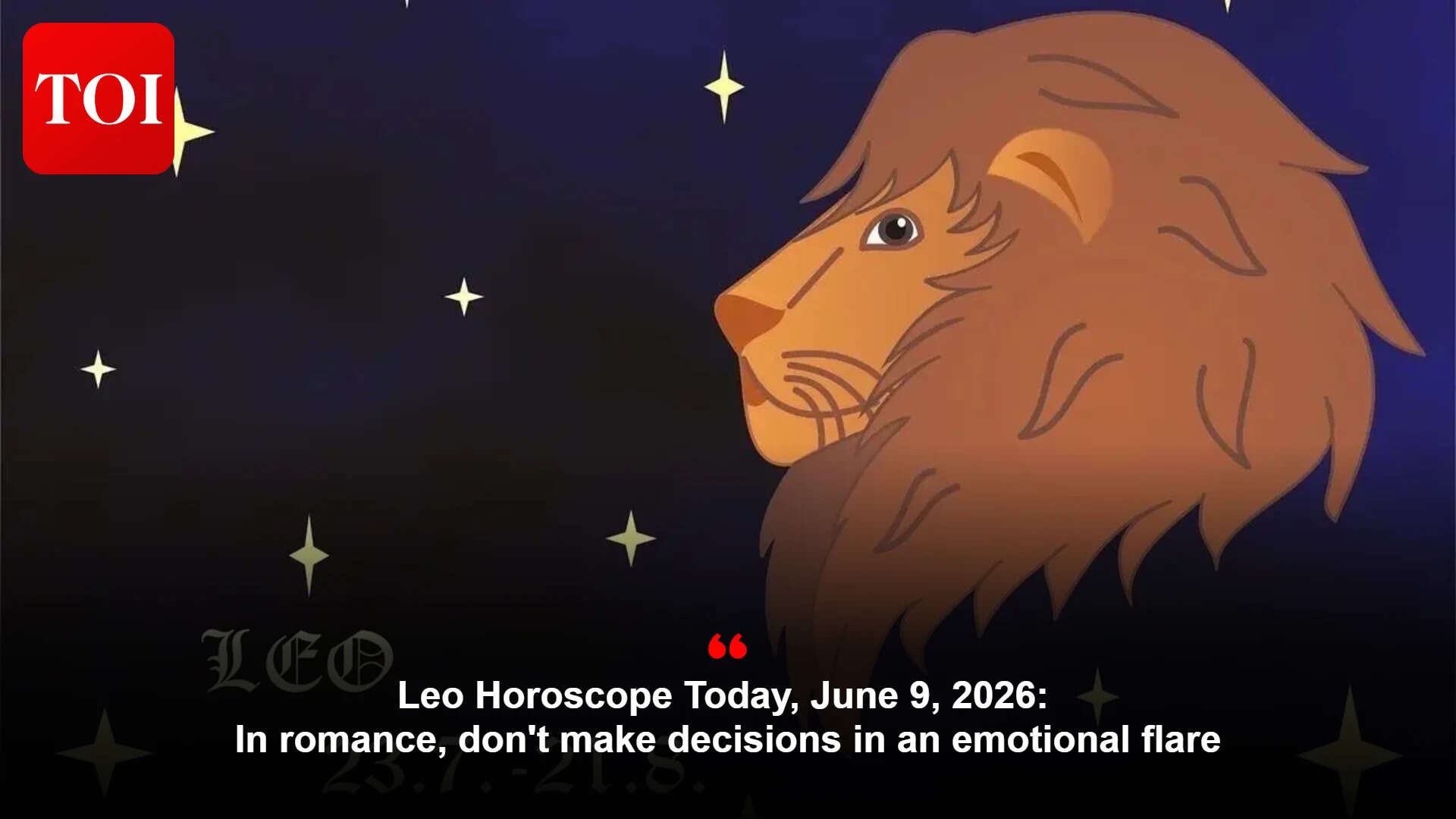 Leo Horoscope Today: Old dues may finally move; handle pride and traffic risks