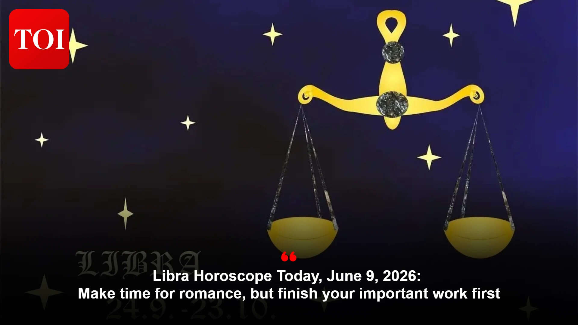 Libra Horoscope Today: Focus on romance and duties; speculation can bring gains